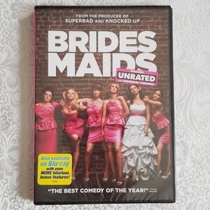 Bridesmaids DVD new sealed comedy film Kristen‎ Wiig, Rose Byrn, Maya Rudolph